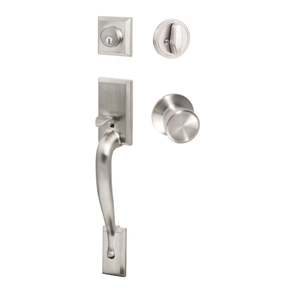 Sure-Loc Hardware Sure-Loc Hardware Madison Handleset, Tulip Handleset Trim, Satin Nickel MA507-TL 15 - main